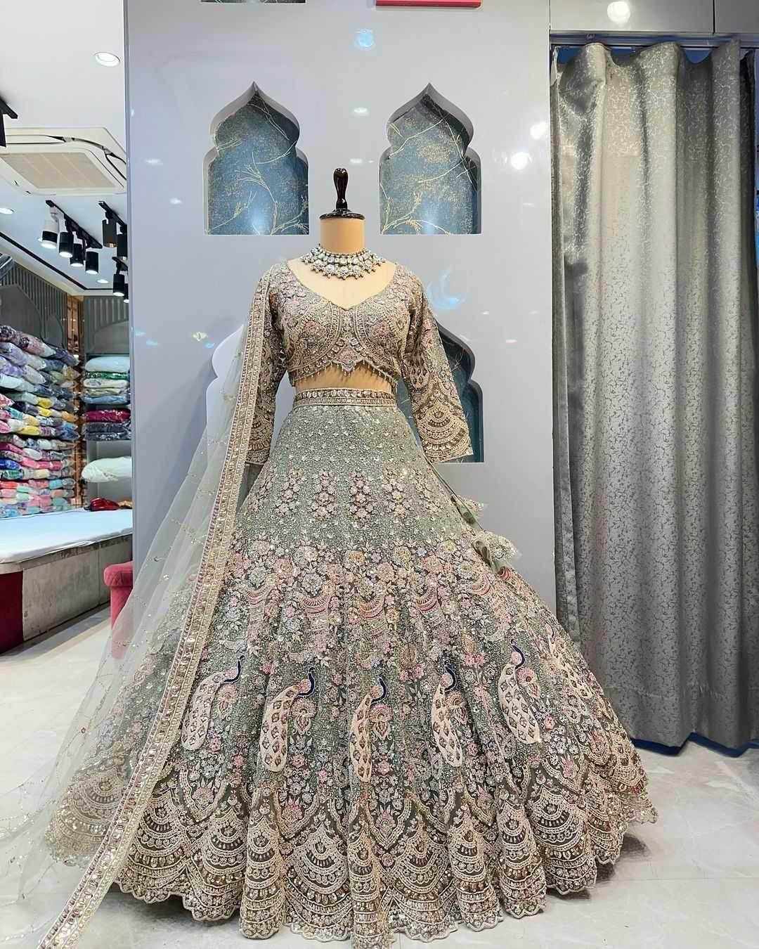 Soft Net Sequins With Cancan Lehenga For Elegant Occasions - MYLUXURY LANE ENTERPRISE