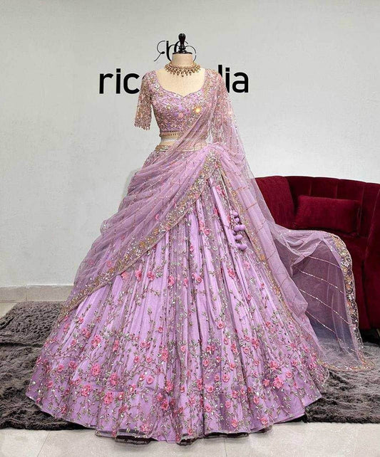 EMBROIDERED SEQUINS WITH CANCAN LAHENGA - MYLUXURY LANE ENTERPRISE