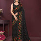 Soft Net Work Embroidered Saree - MYLUXURY LANE ENTERPRISE