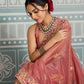 Soft Net Embroidered Sarees Sarees - MYLUXURY LANE ENTERPRISE