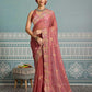 Soft Net Embroidered Sarees Sarees - MYLUXURY LANE ENTERPRISE