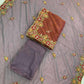 Soft Net Embroidered Sarees Sarees - MYLUXURY LANE ENTERPRISE