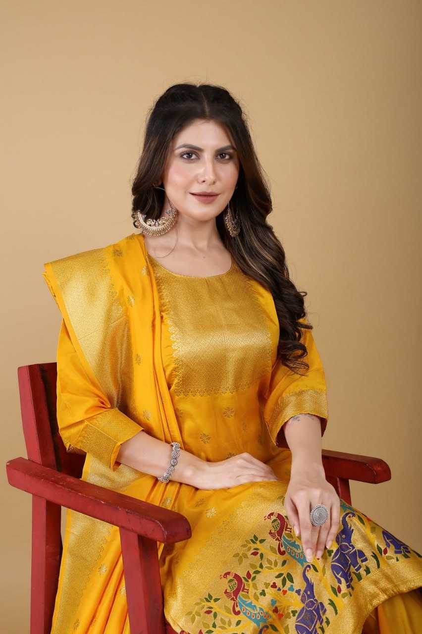 UNSTITCHED SILK LADIES PRINTED SUITS - MYLUXURY LANE ENTERPRISE