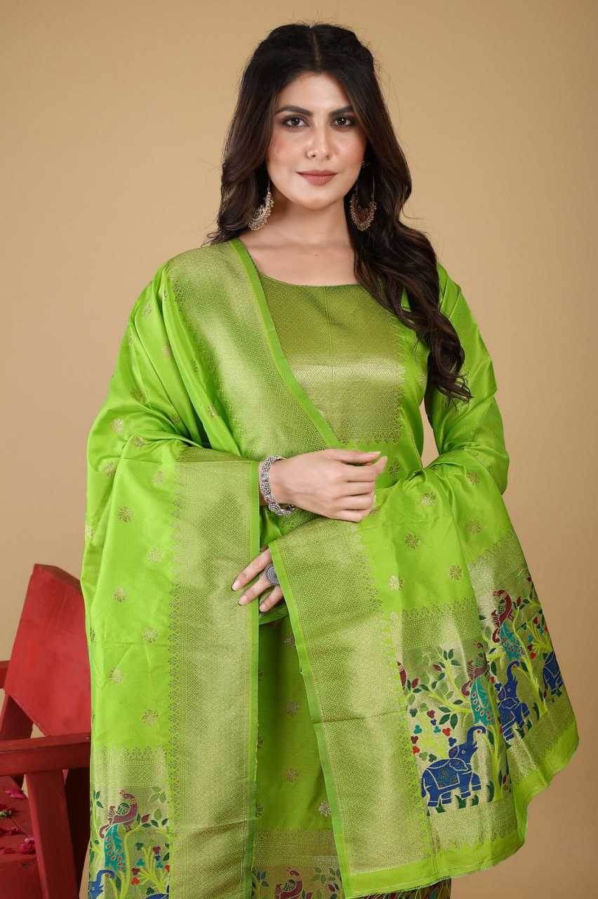 UNSTITCHED SILK LADIES PRINTED SUITS - MYLUXURY LANE ENTERPRISE