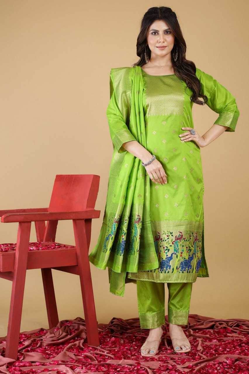 UNSTITCHED SILK LADIES PRINTED SUITS - MYLUXURY LANE ENTERPRISE
