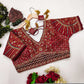 Soft Silk Sequence Embroidery Blouse - MYLUXURY LANE ENTERPRISE