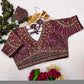 Soft Silk Sequence Embroidery Blouse - MYLUXURY LANE ENTERPRISE