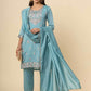 LADIES SILK EMBROIDERED LONG KURTI - MYLUXURY LANE ENTERPRISE