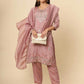 LADIES SILK EMBROIDERED LONG KURTI - MYLUXURY LANE ENTERPRISE