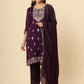 LADIES SILK EMBROIDERED LONG KURTI - MYLUXURY LANE ENTERPRISE