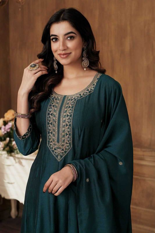 Ethnic Wear  Embroidery Suit