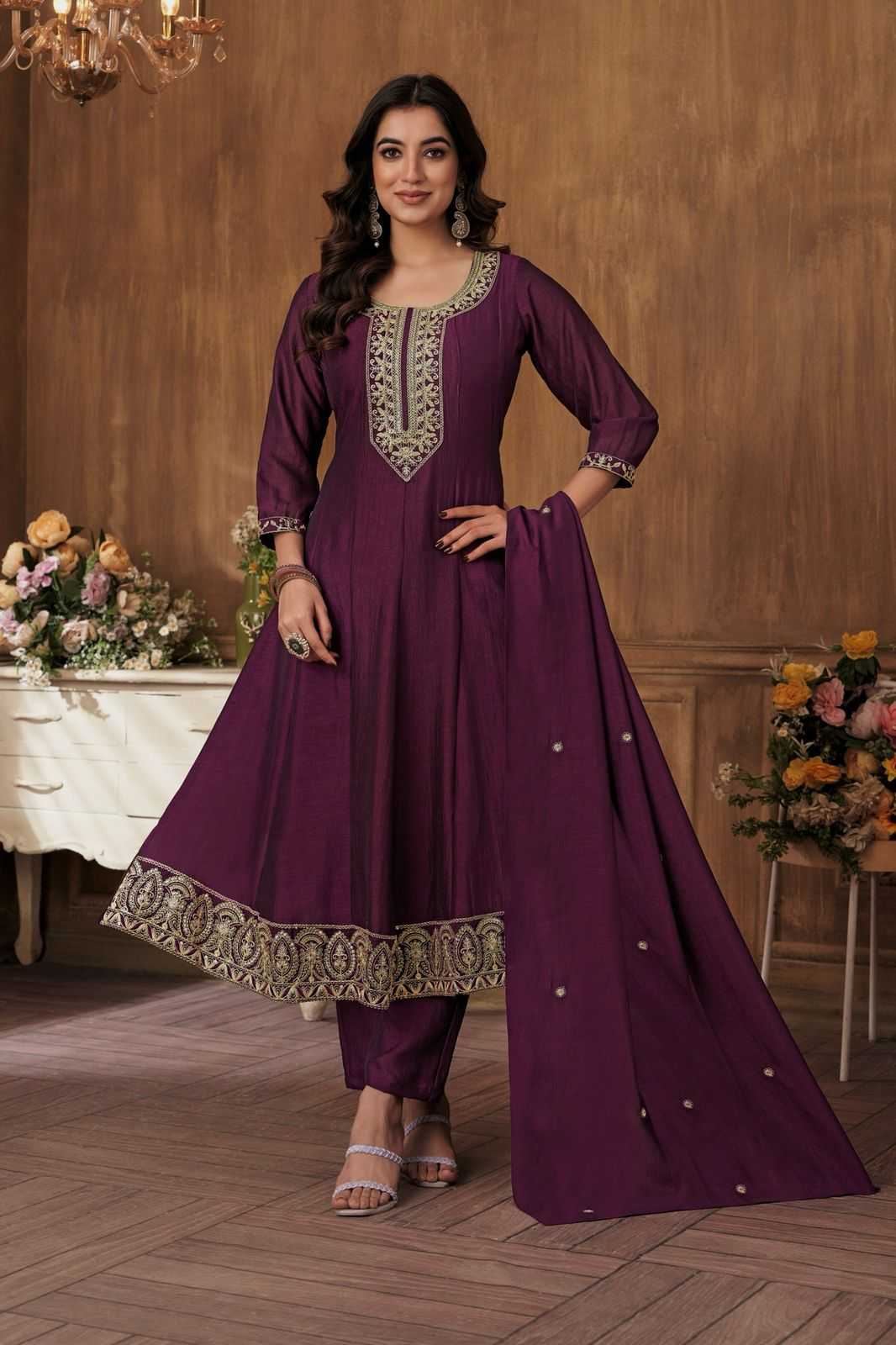 Ethnic Wear  Embroidery Suit