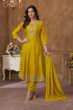 Ethnic Wear Embroidery Suit - MYLUXURY LANE ENTERPRISE