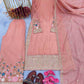 Chinon Silk With Heavy Embroidery Suit - MYLUXURY LANE ENTERPRISE