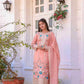 Chinon Silk With Heavy Embroidery Suit - MYLUXURY LANE ENTERPRISE