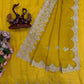 Tabby Silk Embroidered Saree - MYLUXURY LANE ENTERPRISE