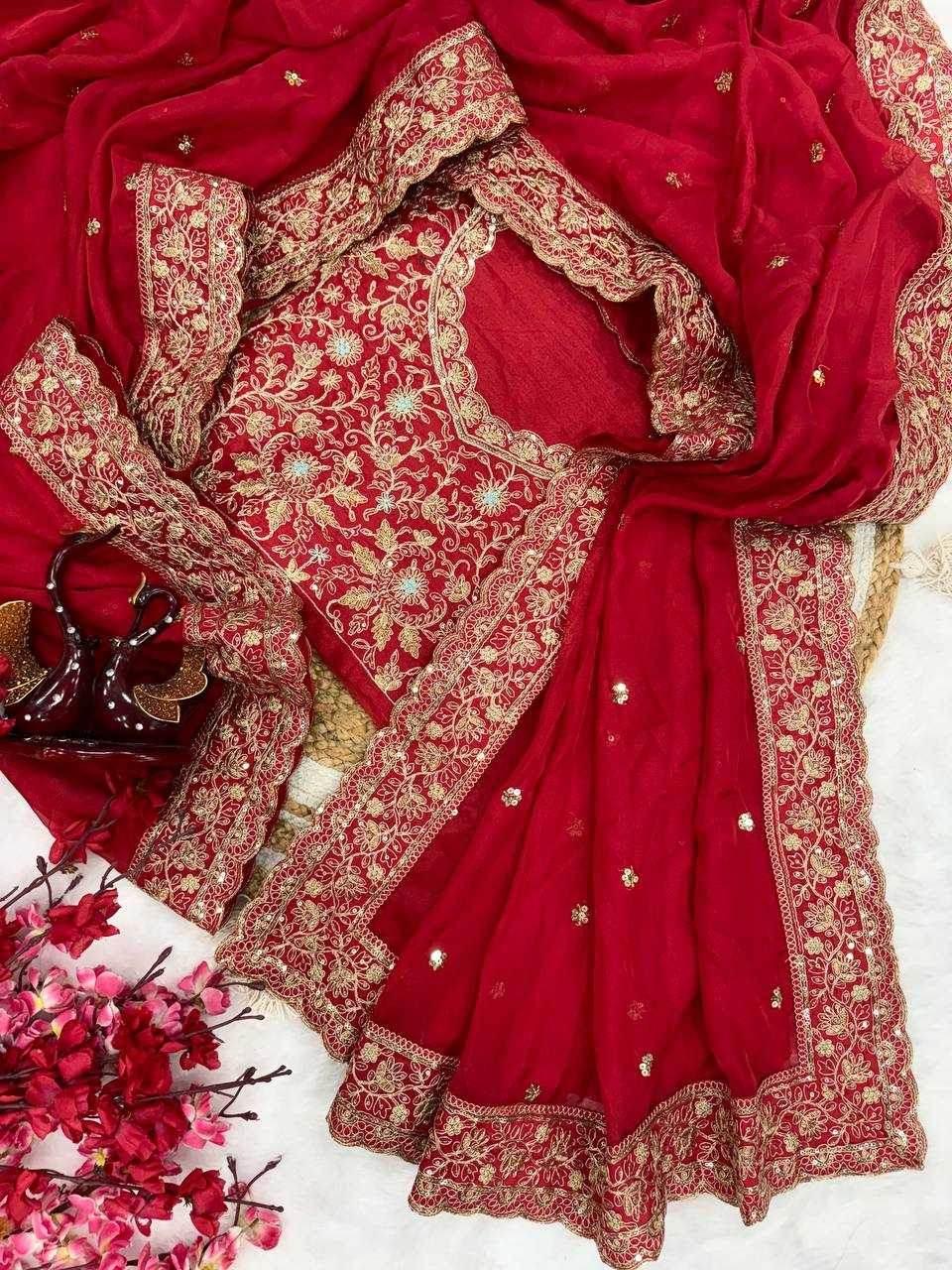 Tabby Silk Designer Saree Outfits - MYLUXURY LANE ENTERPRISE