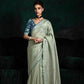 Tissue Embroidered Saree - MYLUXURY LANE ENTERPRISE
