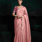 Tissue Embroidered Saree - MYLUXURY LANE ENTERPRISE