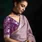 Tissue Embroidered Saree - MYLUXURY LANE ENTERPRISE