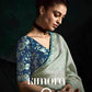 Tissue Embroidered Saree - MYLUXURY LANE ENTERPRISE