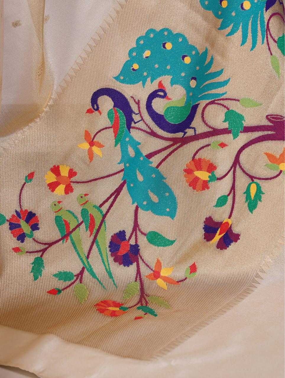 Tissue  Designer  Zari Border Sarees