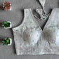 Tissue Readymade Sequence Embroidery Blouse - MYLUXURY LANE ENTERPRISE