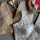 Tissue Readymade Sequence Embroidery Blouse - MYLUXURY LANE ENTERPRISE