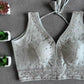 Tissue Readymade Sequence Embroidery Blouse - MYLUXURY LANE ENTERPRISE