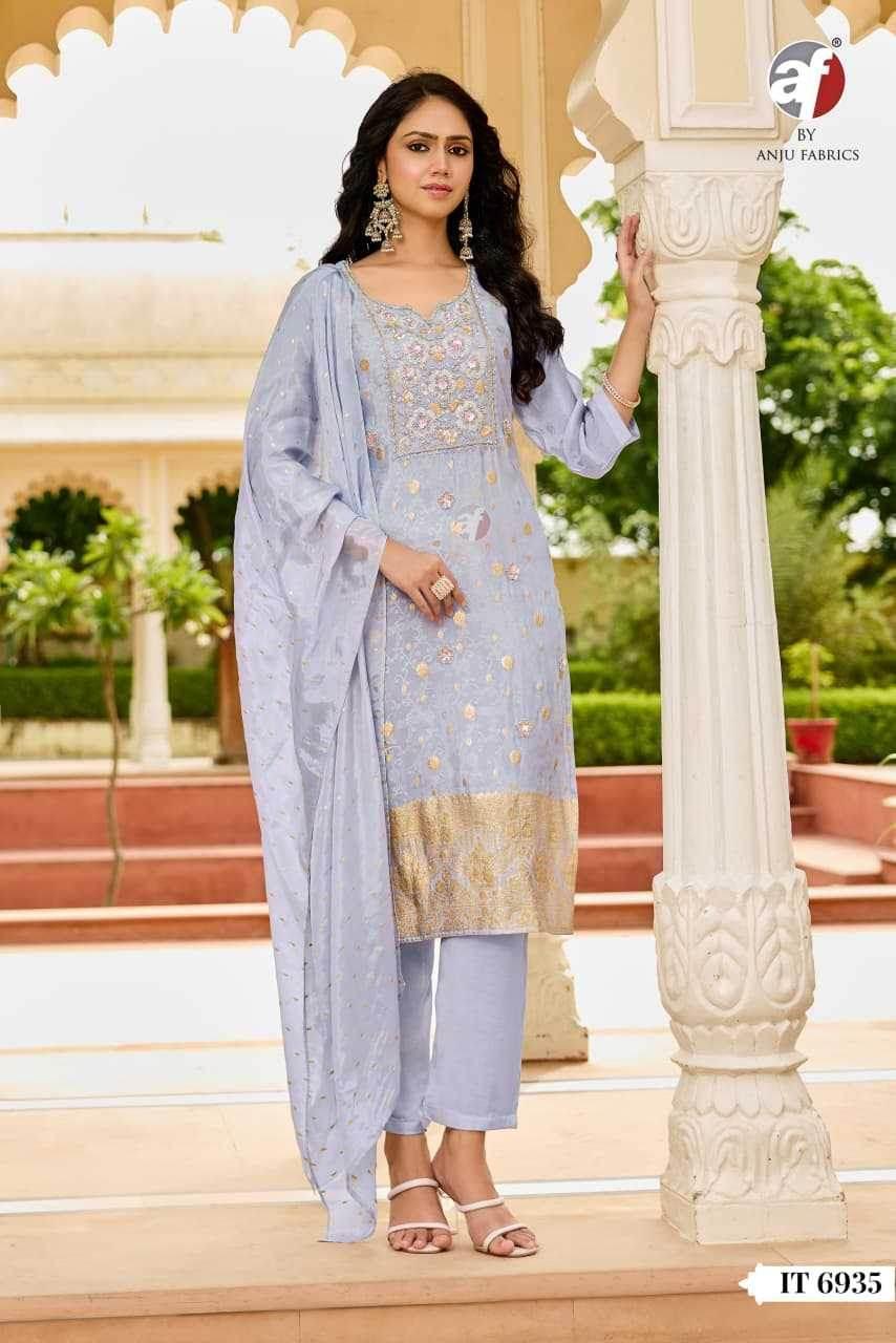 Tissue Embroidered Suits - MYLUXURY LANE ENTERPRISE
