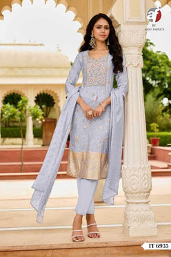 Tissue Embroidered Suits - MYLUXURY LANE ENTERPRISE