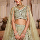 Tissue Embroidered Lehenga - MYLUXURY LANE ENTERPRISE