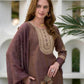 Tissue Ethnic Embroidered Kurti - MYLUXURY LANE ENTERPRISE