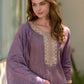 TissueEmbroidered Kurtis - MYLUXURY LANE ENTERPRISE