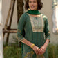 Tissue Designer Embroidered Kurti - MYLUXURY LANE ENTERPRISE