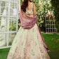 Elegant Tissue Designer Lehenga for Modern Elegance - MYLUXURY LANE ENTERPRISE