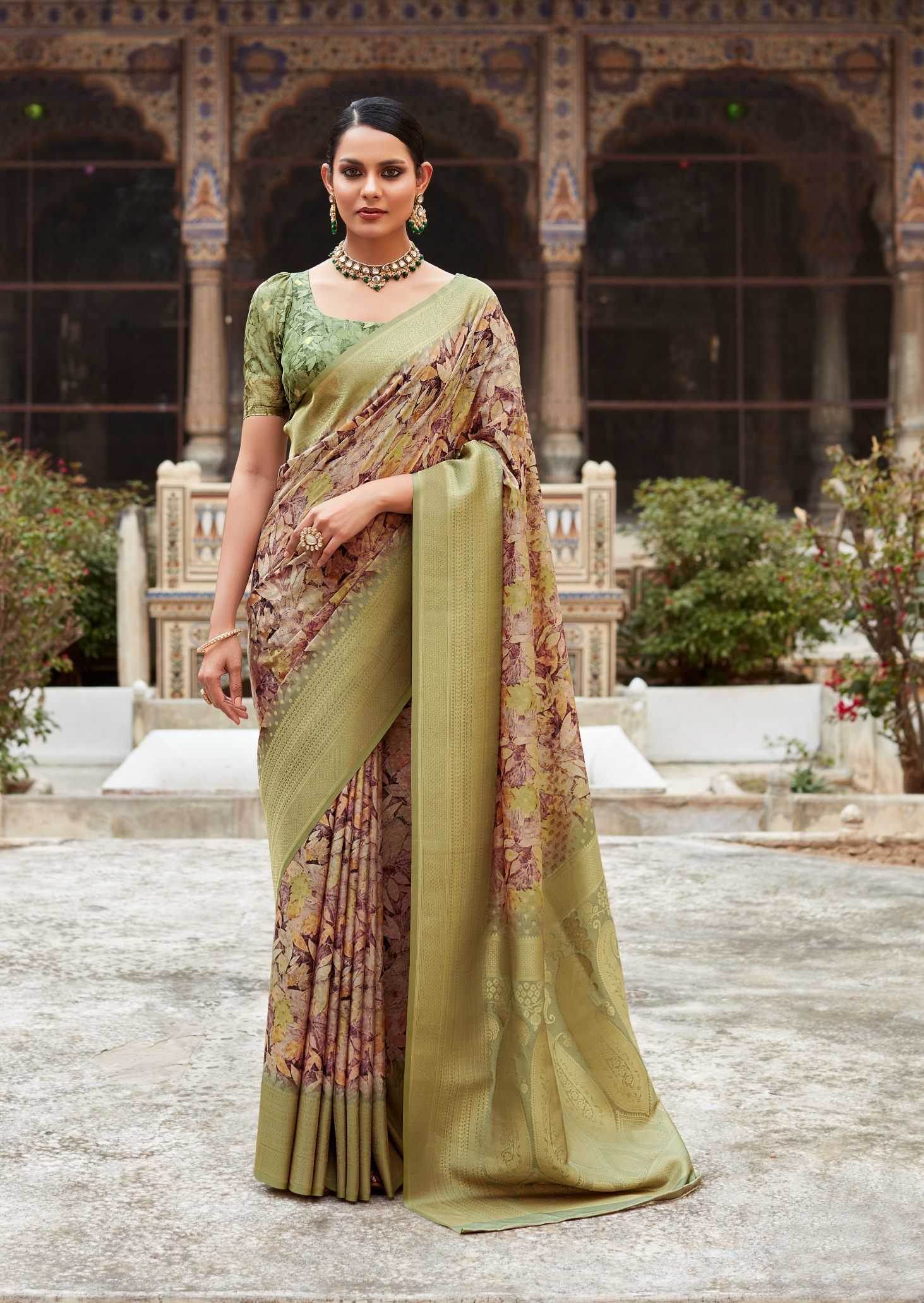Tissue Silk Light weigh saree - MYLUXURY LANE ENTERPRISE