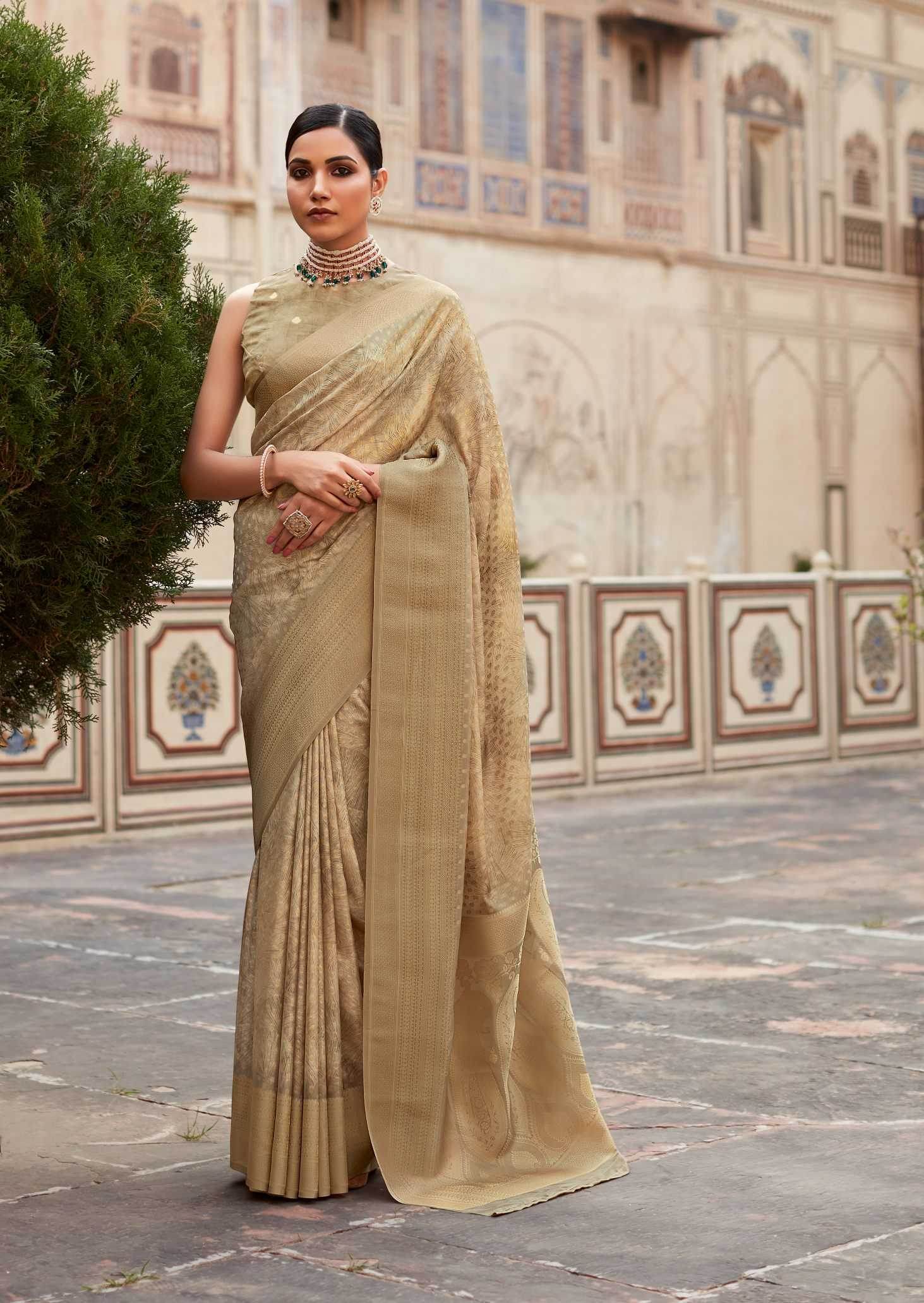 Tissue Silk Light weigh saree - MYLUXURY LANE ENTERPRISE