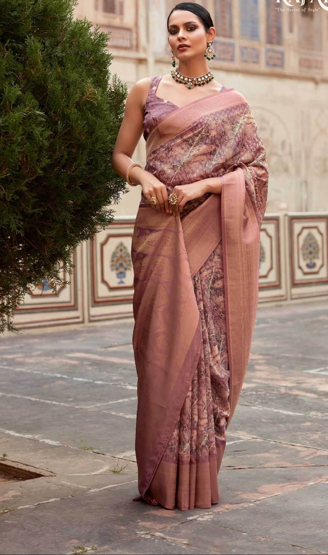 Tissue Silk Light weigh saree - MYLUXURY LANE ENTERPRISE