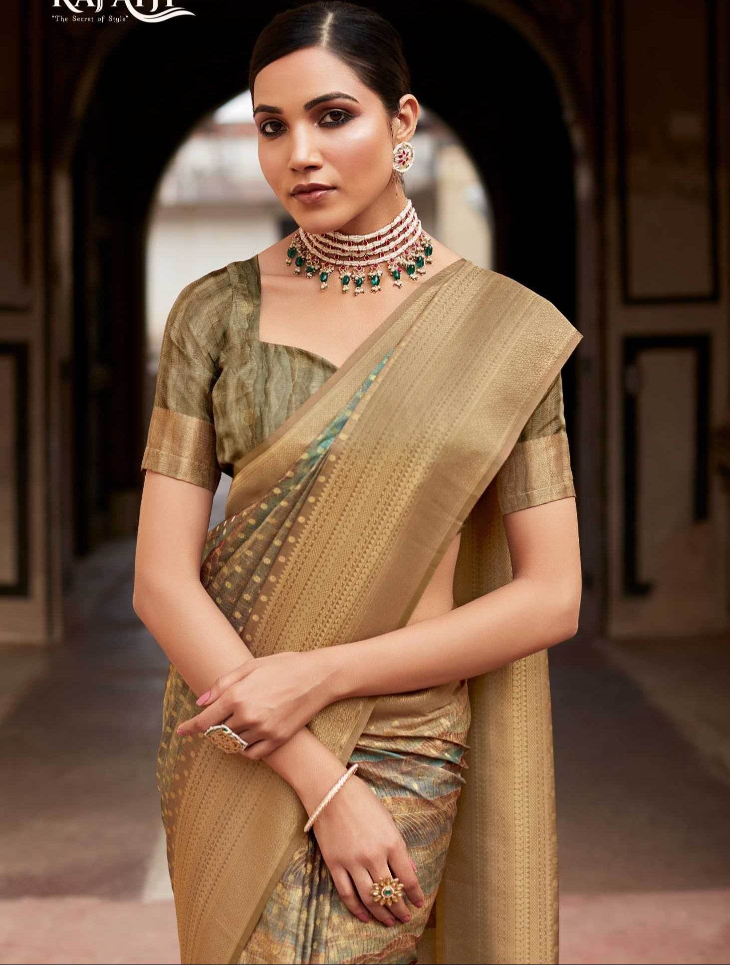 Tissue Silk Light weigh saree - MYLUXURY LANE ENTERPRISE