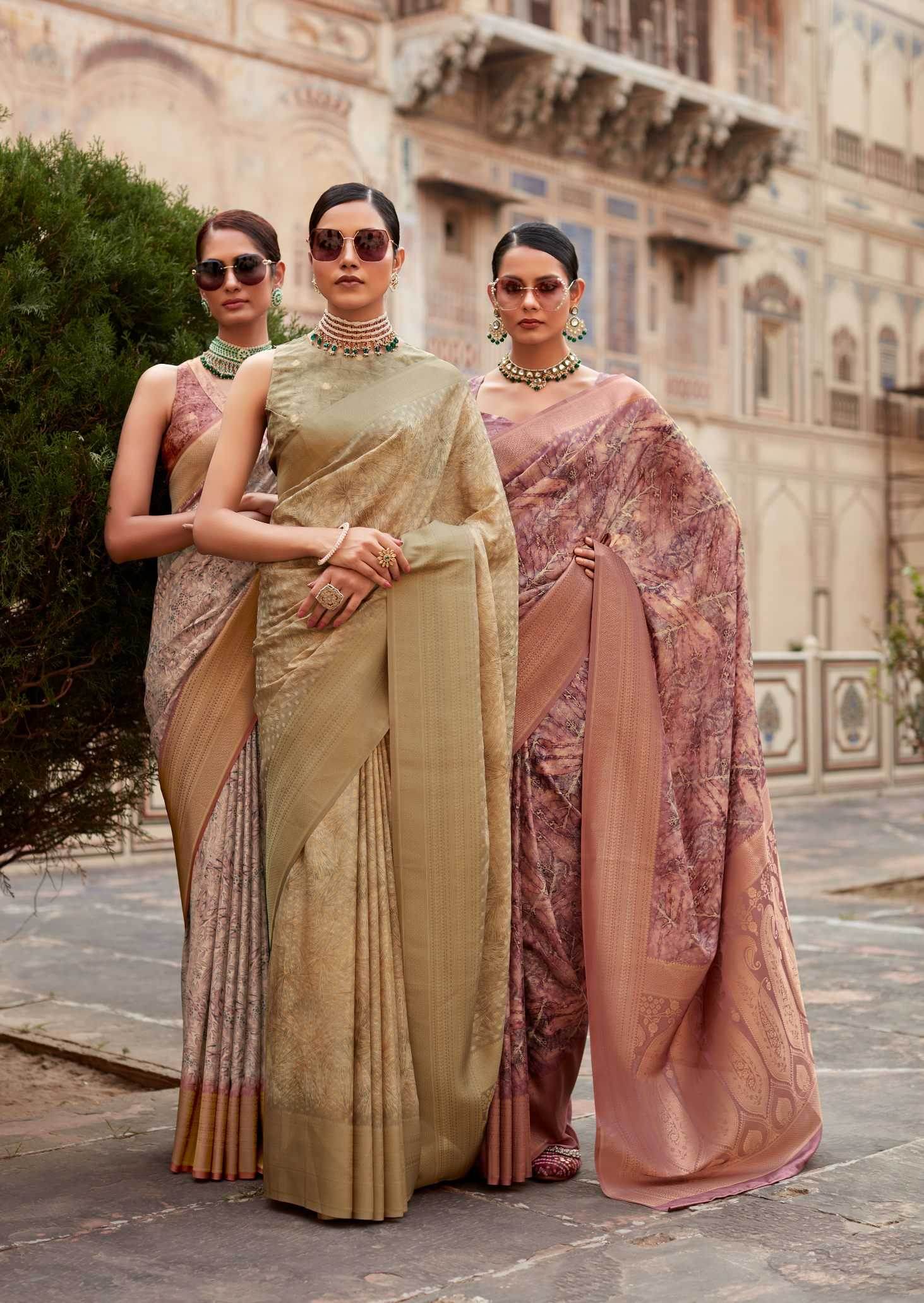 Tissue Silk Light weigh saree - MYLUXURY LANE ENTERPRISE