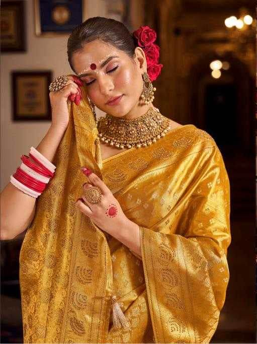 Tissue Silk Designer Saree - MYLUXURY LANE ENTERPRISE