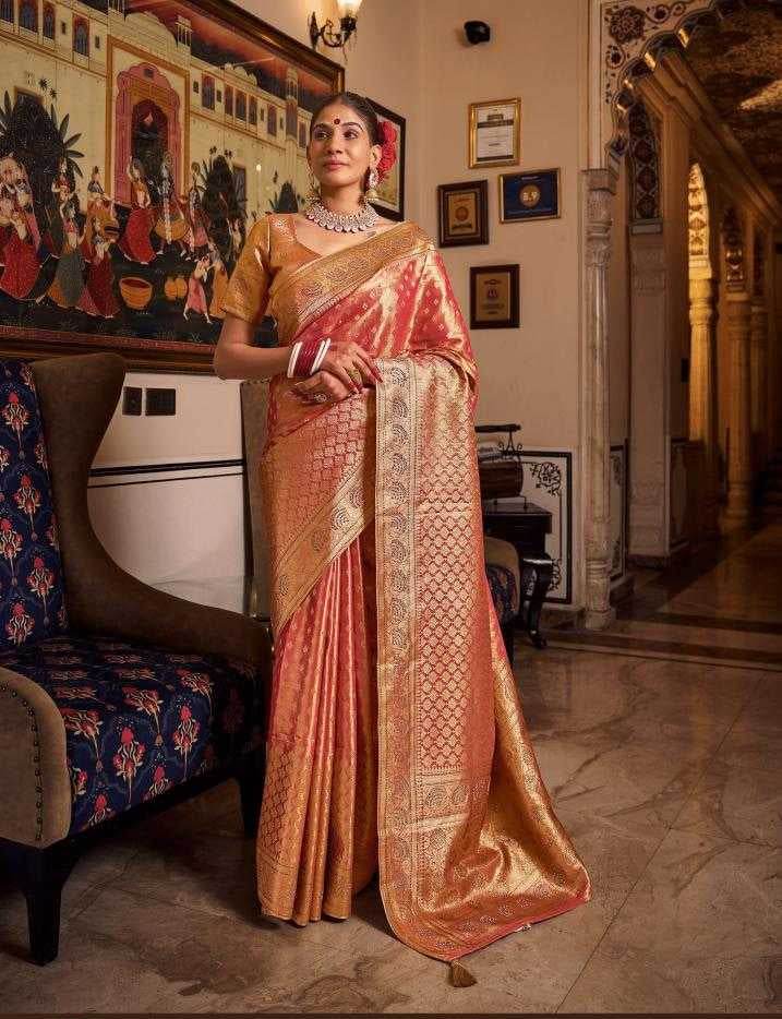 Tissue Silk Designer Saree - MYLUXURY LANE ENTERPRISE