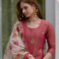 Tissue Silk Embroidered Kurti With Pants - MYLUXURY LANE ENTERPRISE