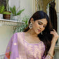 Tissue Silk Party Wear Printed Kurtis Kurti Bottom With Dupatta - MYLUXURY LANE ENTERPRISE