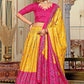 Tussar Silk Printed Lehenga - MYLUXURY LANE ENTERPRISE