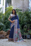 Tussar Silk Madhubani Saree - MYLUXURY LANE ENTERPRISE
