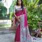 Tussar Silk Madhubani Saree - MYLUXURY LANE ENTERPRISE