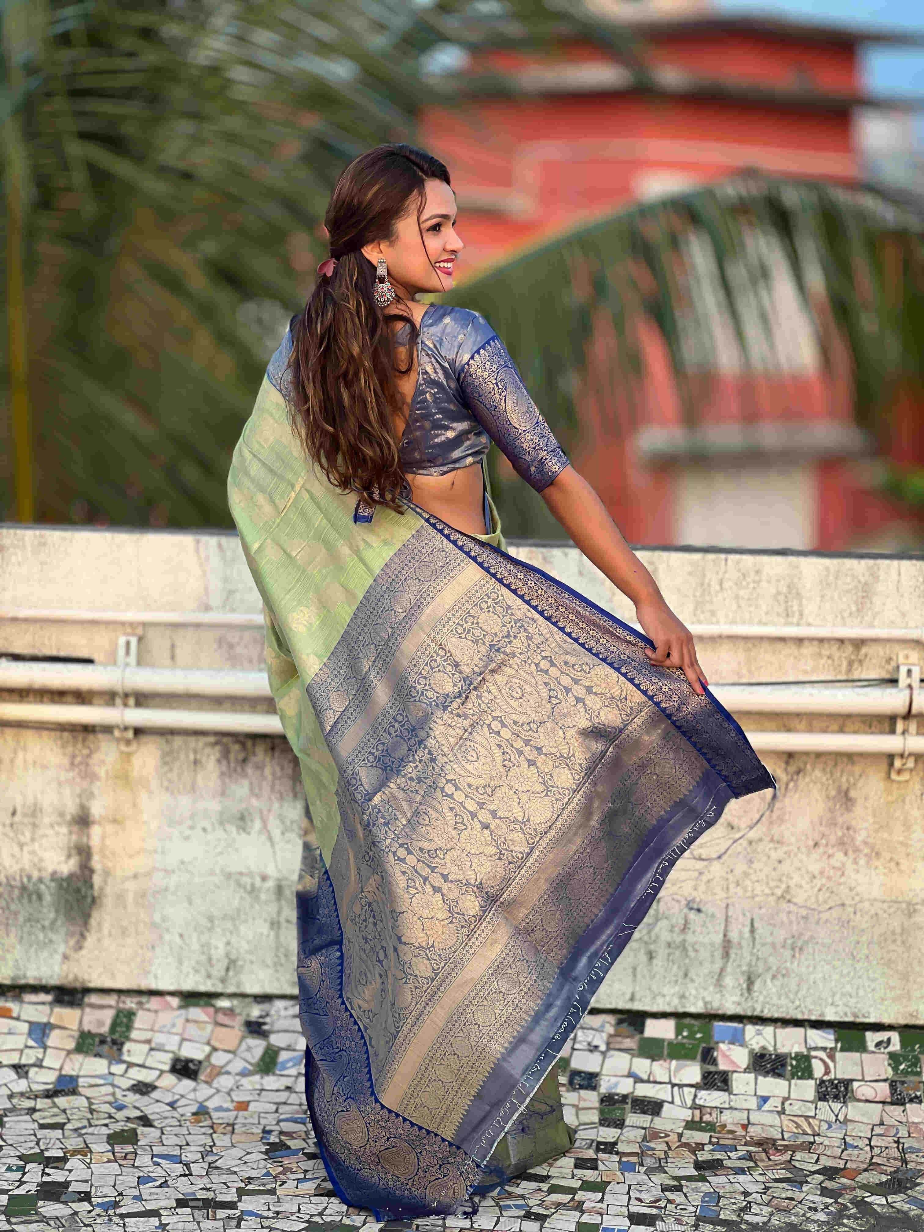 Tussar Silk Saree - MYLUXURY LANE ENTERPRISE
