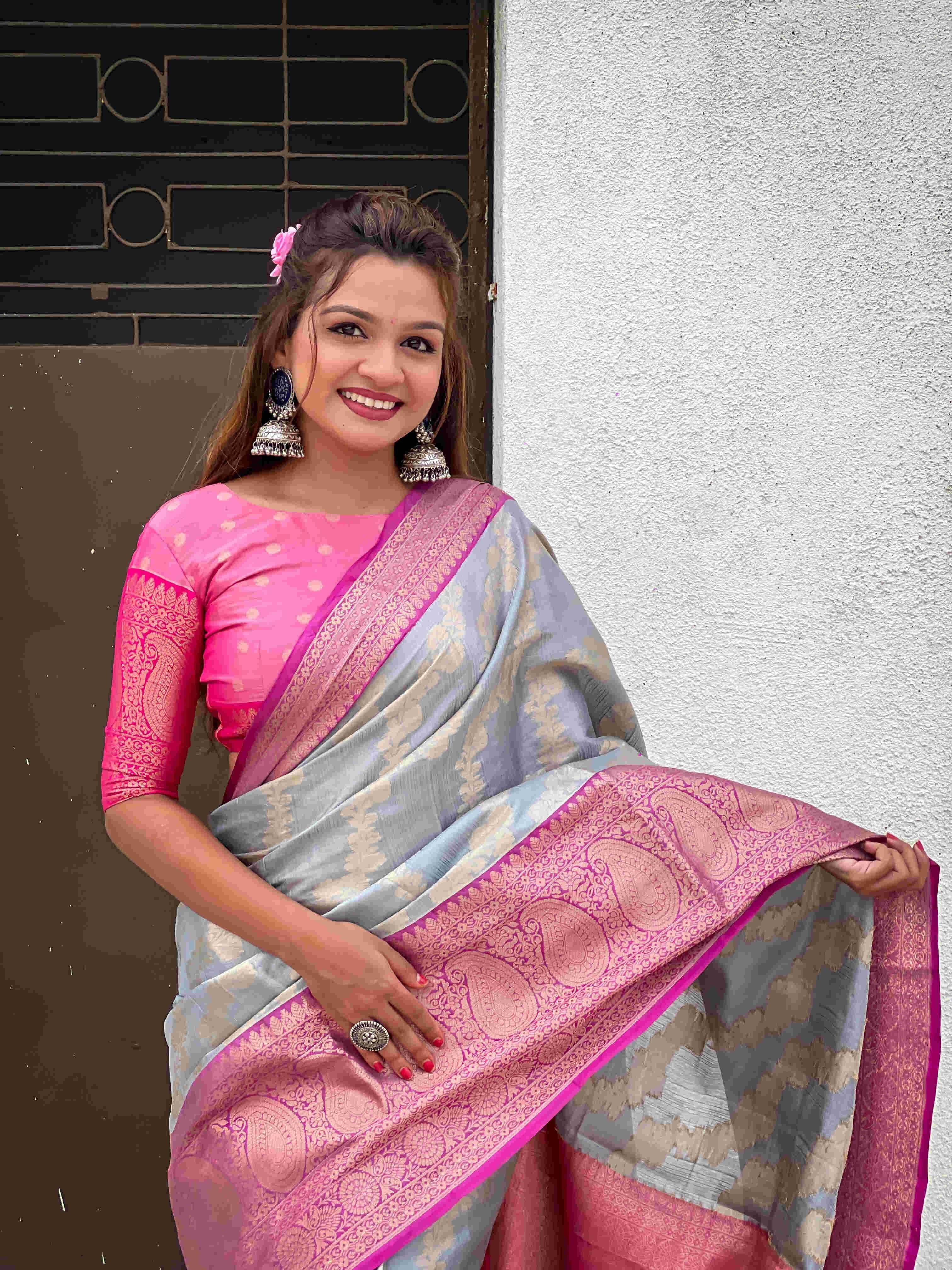 Tussar Silk Saree - MYLUXURY LANE ENTERPRISE